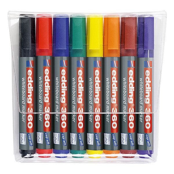 edding 360 Whiteboard Marker Set of 8 Assorted by edding at Cult Pens