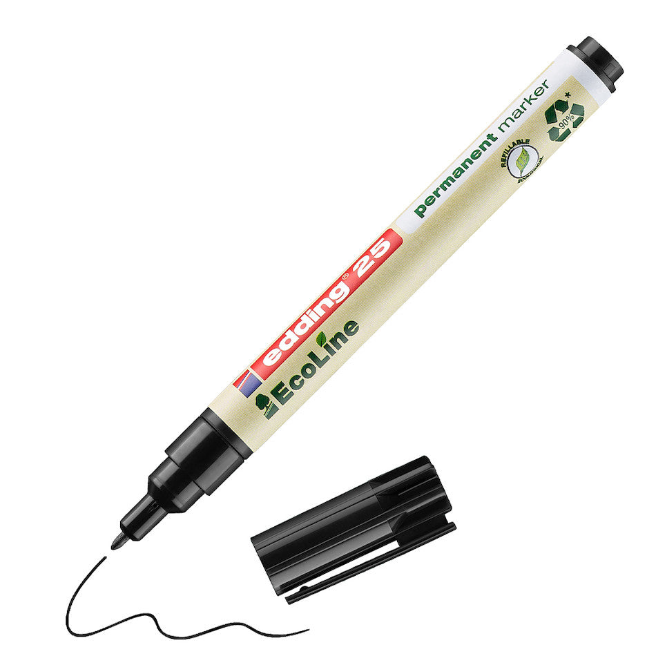 edding EcoLine 25 Permanent Marker Set of 4 by edding at Cult Pens