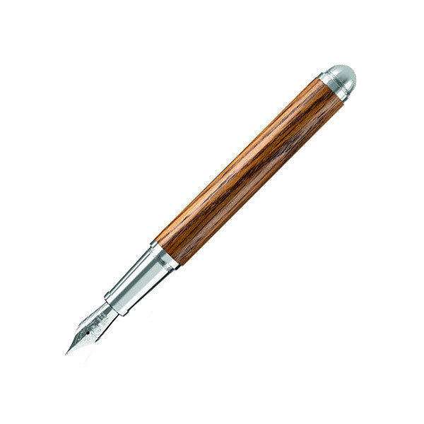 e+m Contract Classic Fountain Pen Aged Oak by e+m at Cult Pens
