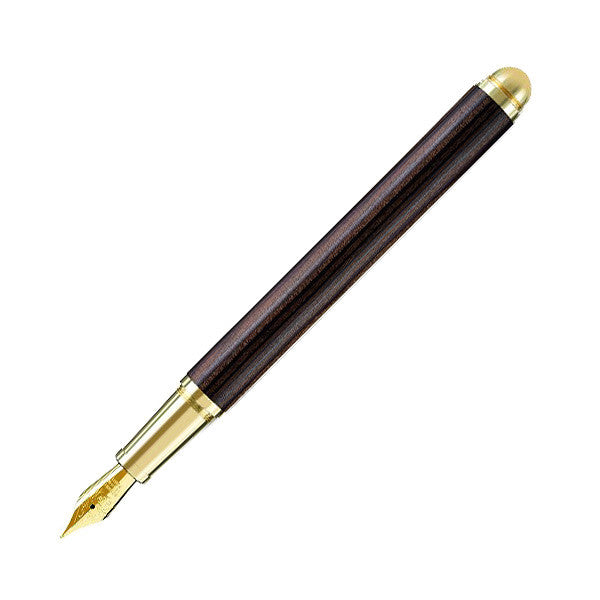 e+m Contract Long Fountain Pen Larch by e+m at Cult Pens
