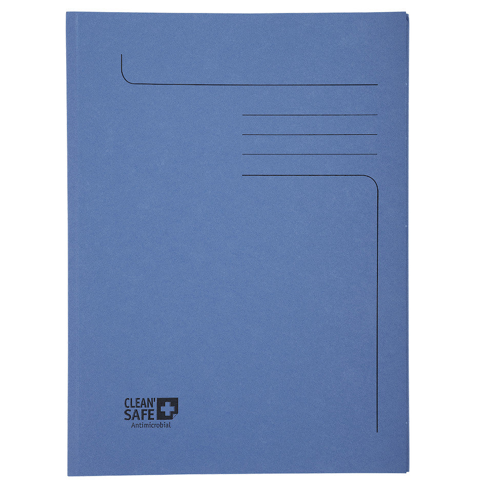 Exacompta Clean'Safe A4 Folder 2 Flap Fold Set of 5 by Exacompta at Cult Pens