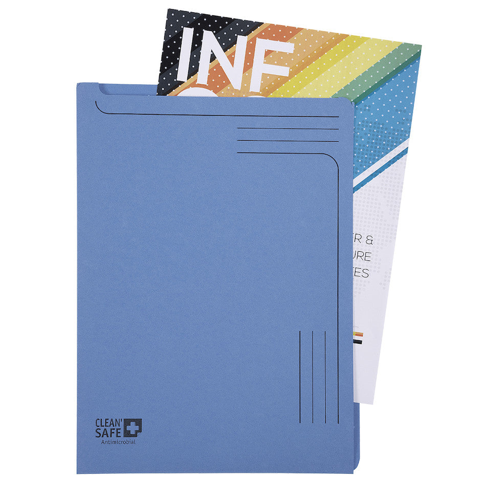 Exacompta Clean'Safe A4 Folder Slipfiles Set of 5 by Exacompta at Cult Pens