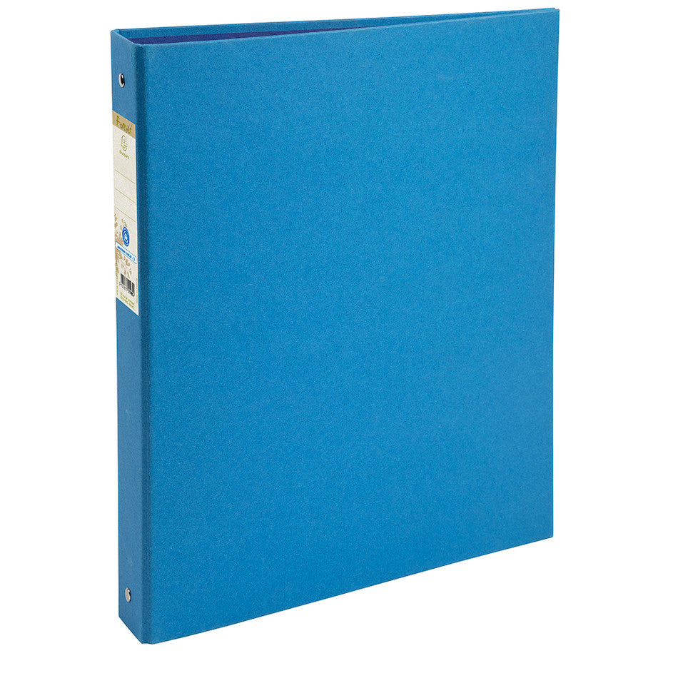 Exacompta Forever 100% Recycled Rolled Binder 4 Ring Folder Blue by Exacompta at Cult Pens