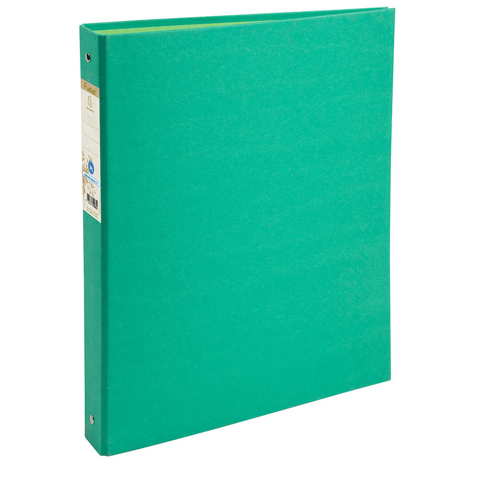 Exacompta Forever 100% Recycled Rolled Binder 4 Ring Folder Green by Exacompta at Cult Pens