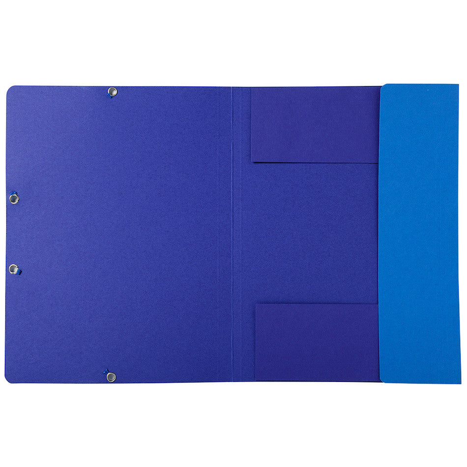 Exacompta Forever Folder 3 Flap Elastic A4 Blue by Exacompta at Cult Pens