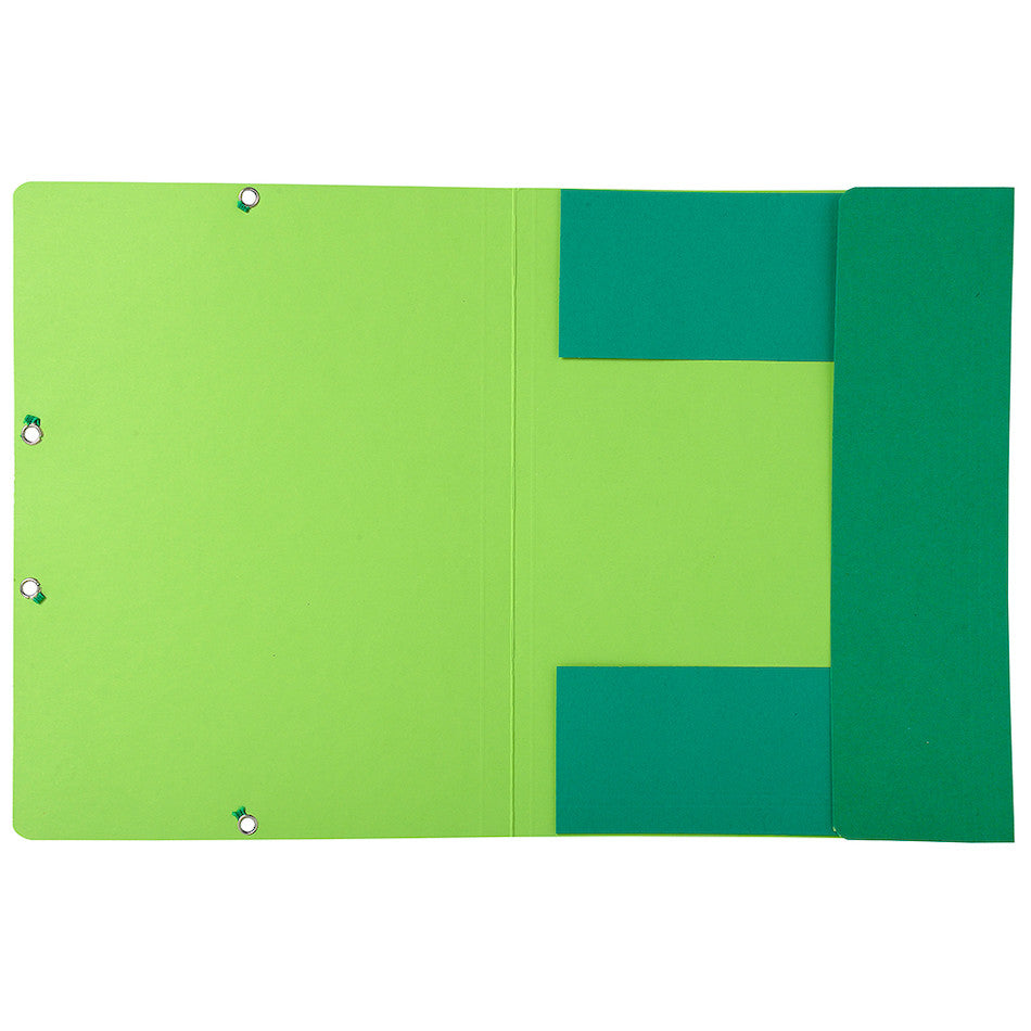 Exacompta Forever Folder 3 Flap Elastic A4 Green by Exacompta at Cult Pens
