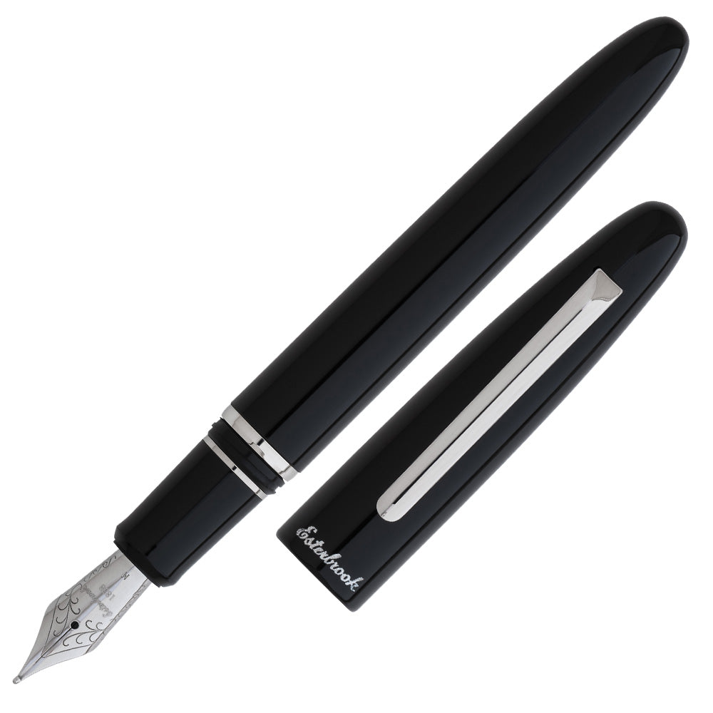 Esterbrook Estie Fountain Pen Ebony With Chrome Trim by Esterbrook at Cult Pens