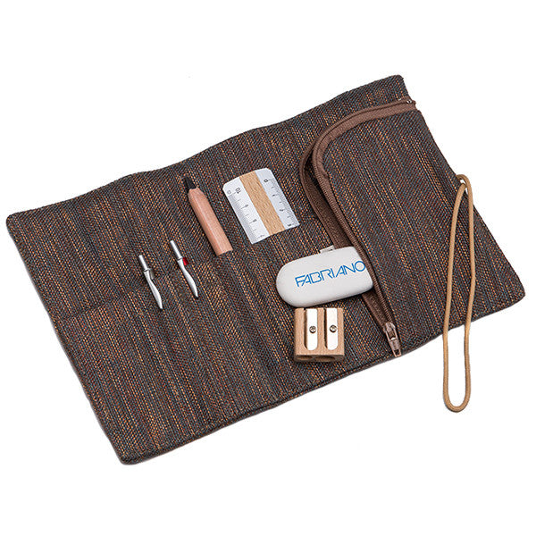 Fabriano Minicartucceria Mini Linen Pencil Case by Fabriano at Cult Pens