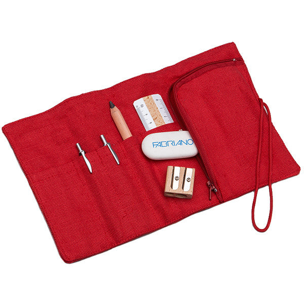 Fabriano Minicartucceria Mini Linen Pencil Case by Fabriano at Cult Pens