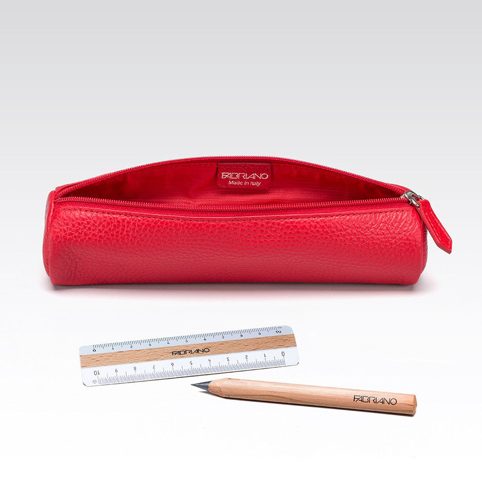 Fabriano Portapenne Tubo Pen Case Medium Red by Fabriano at Cult Pens