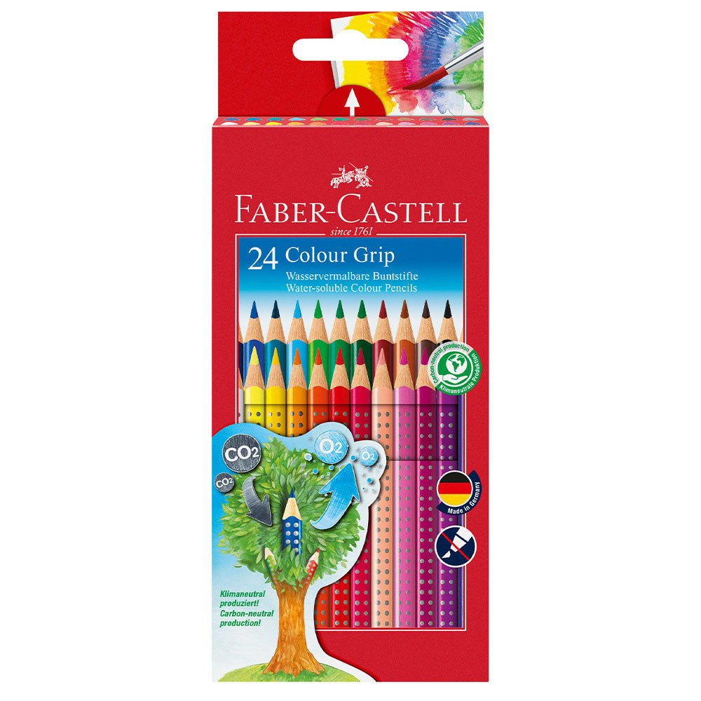 Faber-Castell Grip Colouring Pencil Set of 24 by Faber-Castell at Cult Pens