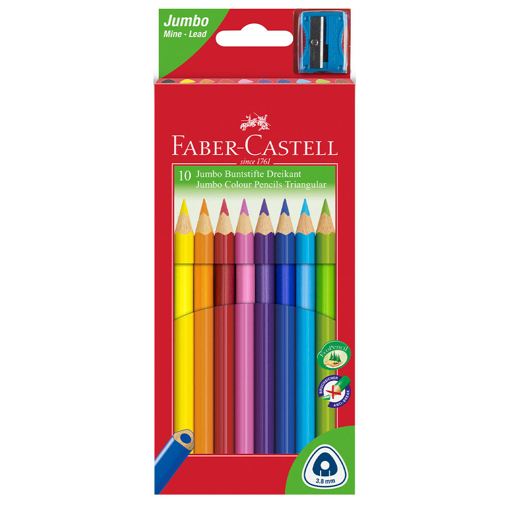 Faber-Castell Junior Colouring Pencils Set of 10 by Faber-Castell at Cult Pens