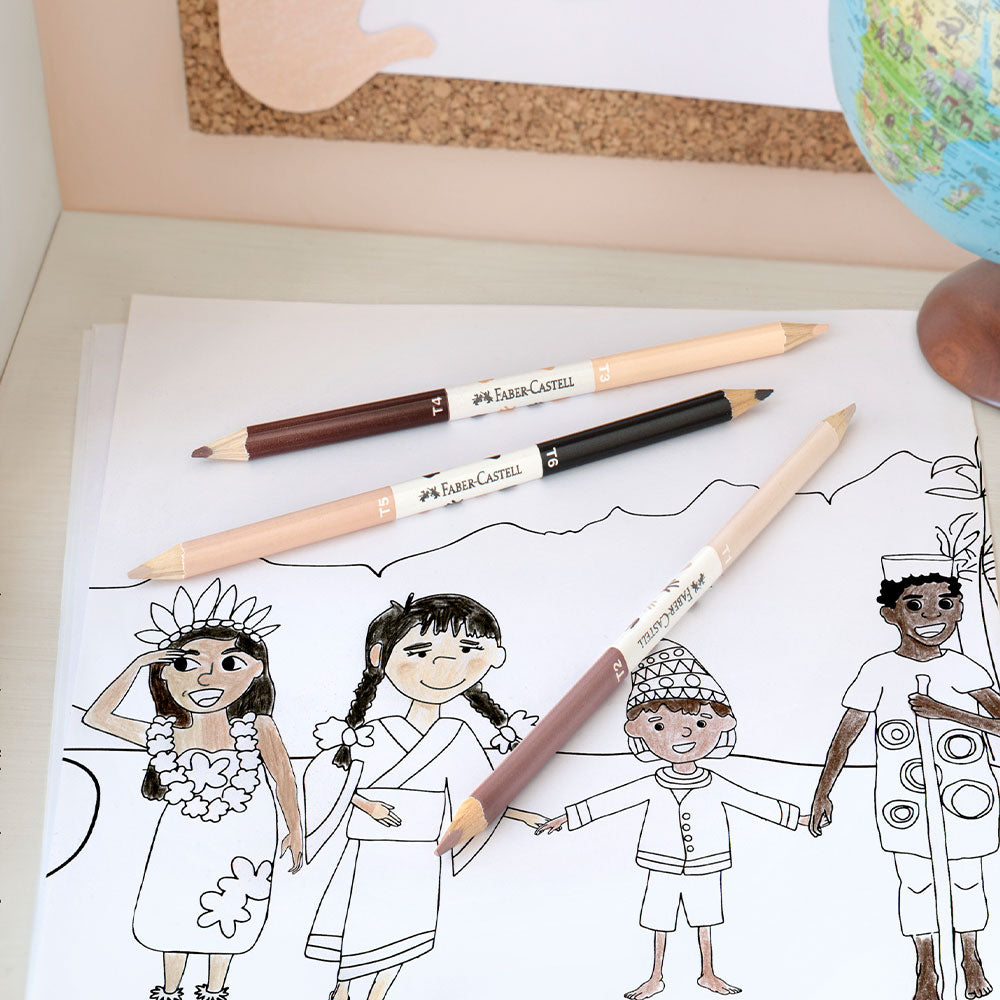 Faber-Castell Children of The World Colour Colouring Pencils by Faber-Castell at Cult Pens