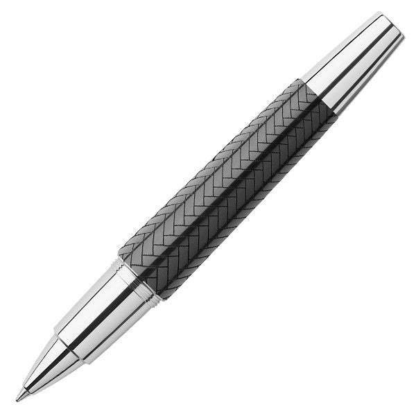 Faber-Castell e-motion Rollerball Pen Parquet Black by Faber-Castell at Cult Pens