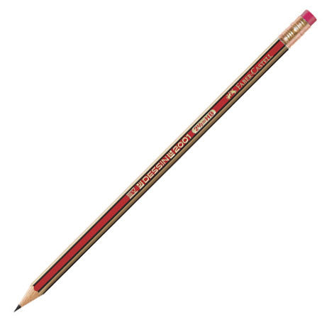 Faber-Castell Dessin 2001 Eraser-Tipped Pencil by Faber-Castell at Cult Pens