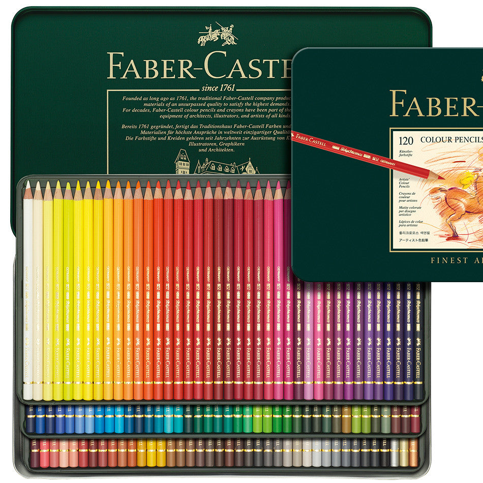 Faber-Castell Polychromos Colouring Pencil Set of 120 by Faber-Castell at Cult Pens