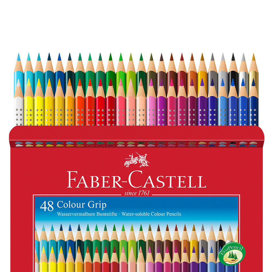 Faber-Castell Colour Grip Pencils Box of 48 by Faber-Castell at Cult Pens