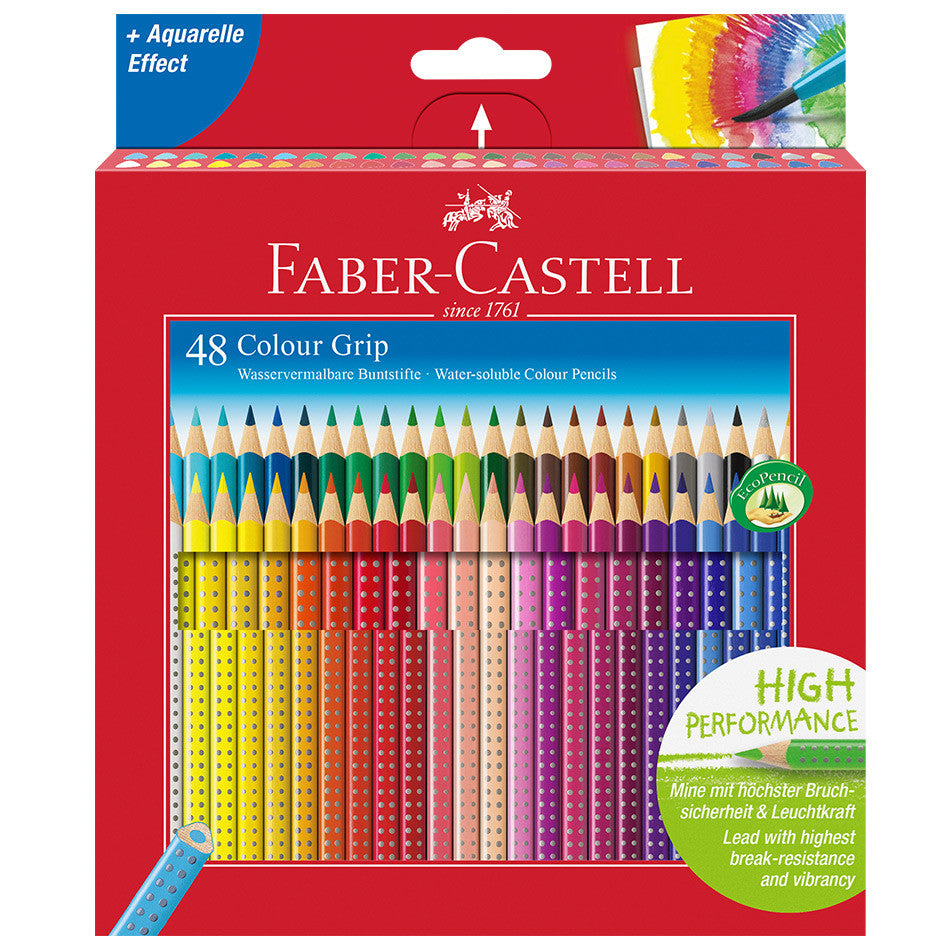 Faber-Castell Colour Grip Pencils Box of 48 by Faber-Castell at Cult Pens