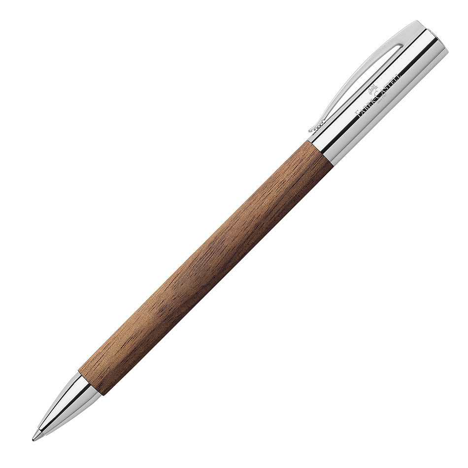 Faber-Castell Ambition Ballpoint Pen Walnut Wood by Faber-Castell at Cult Pens