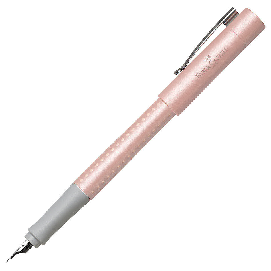 Faber-Castell Grip Pearl Edition Fountain Pen Rose by Faber-Castell at Cult Pens