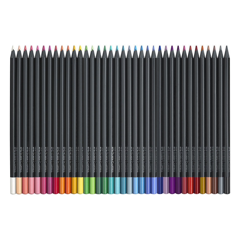 Faber-Castell Colour Pencils Black Edition Set of 36 by Faber-Castell at Cult Pens