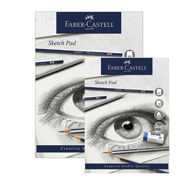 Faber-Castell Creative Studio Watercolour Pad Spiral Bound A5 + A4 Set by Faber-Castell at Cult Pens