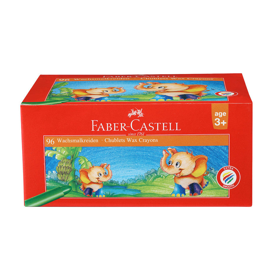Faber-Castell Chublets Wax Crayons Set of 96 by Faber-Castell at Cult Pens