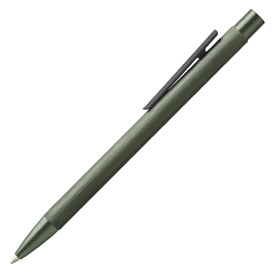 Faber-Castell Neo Slim Aluminium Ballpoint Pen Olive Green by Faber-Castell at Cult Pens