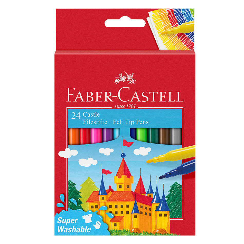 Faber-Castell Castle Fibre-Tip Pen Set of 24 by Faber-Castell at Cult Pens