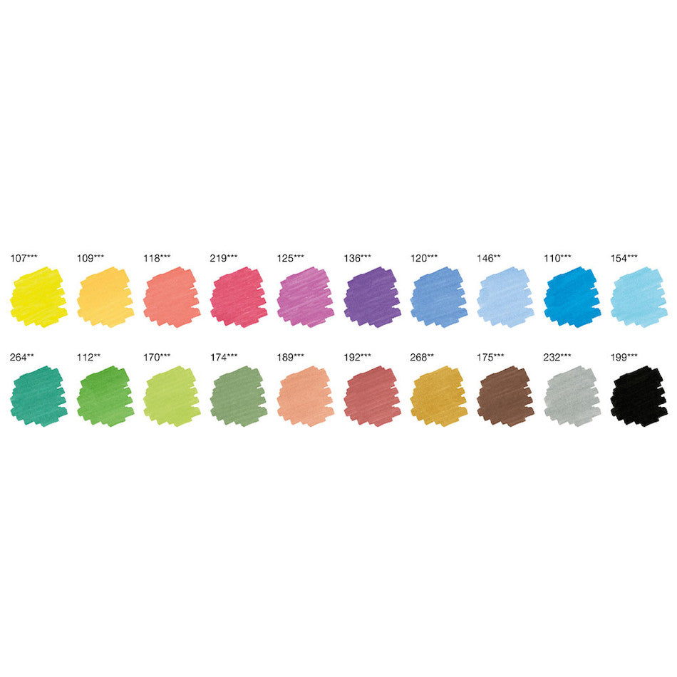 Faber-Castell Pitt Artist Pen Dual Marker Wallet of 20 by Faber-Castell at Cult Pens