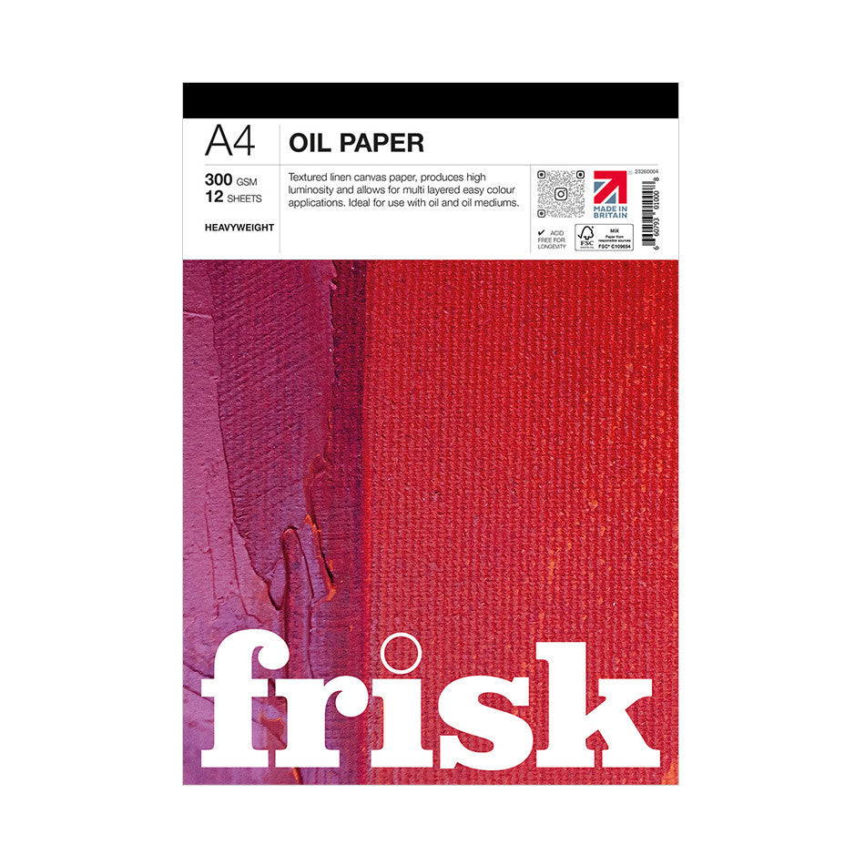 Frisk Oil Paper Pad A4 by Frisk at Cult Pens