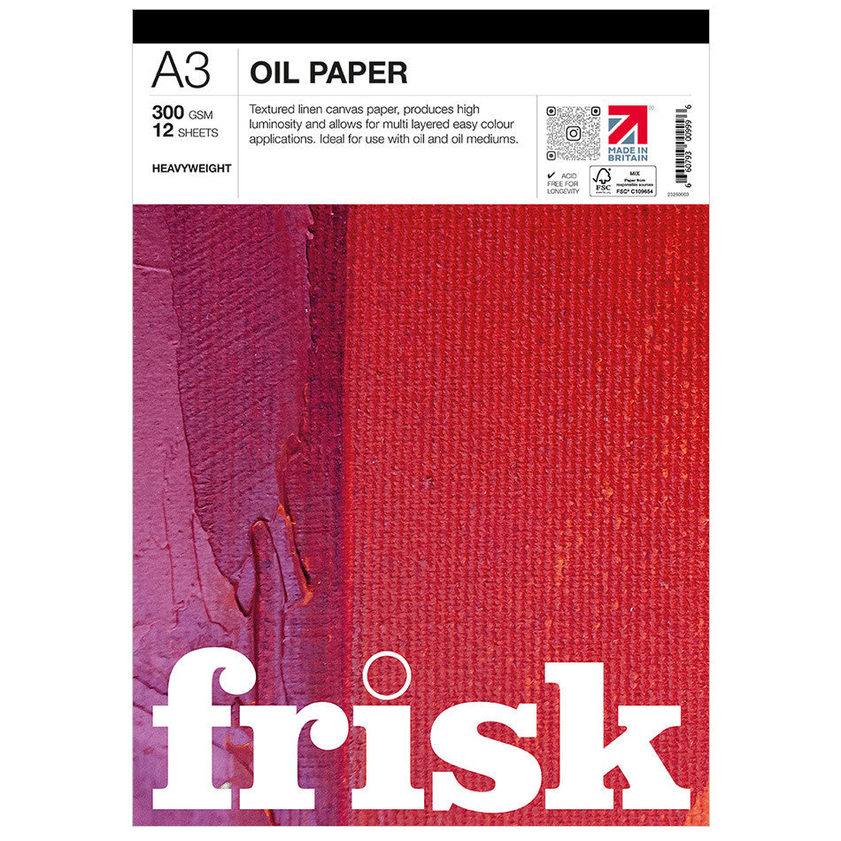 Frisk Oil Paper Pad A3 by Frisk at Cult Pens