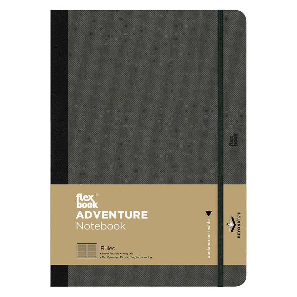 Flexbook Flex Global Adventure Notebook Large Off-Black by Flexbook at Cult Pens