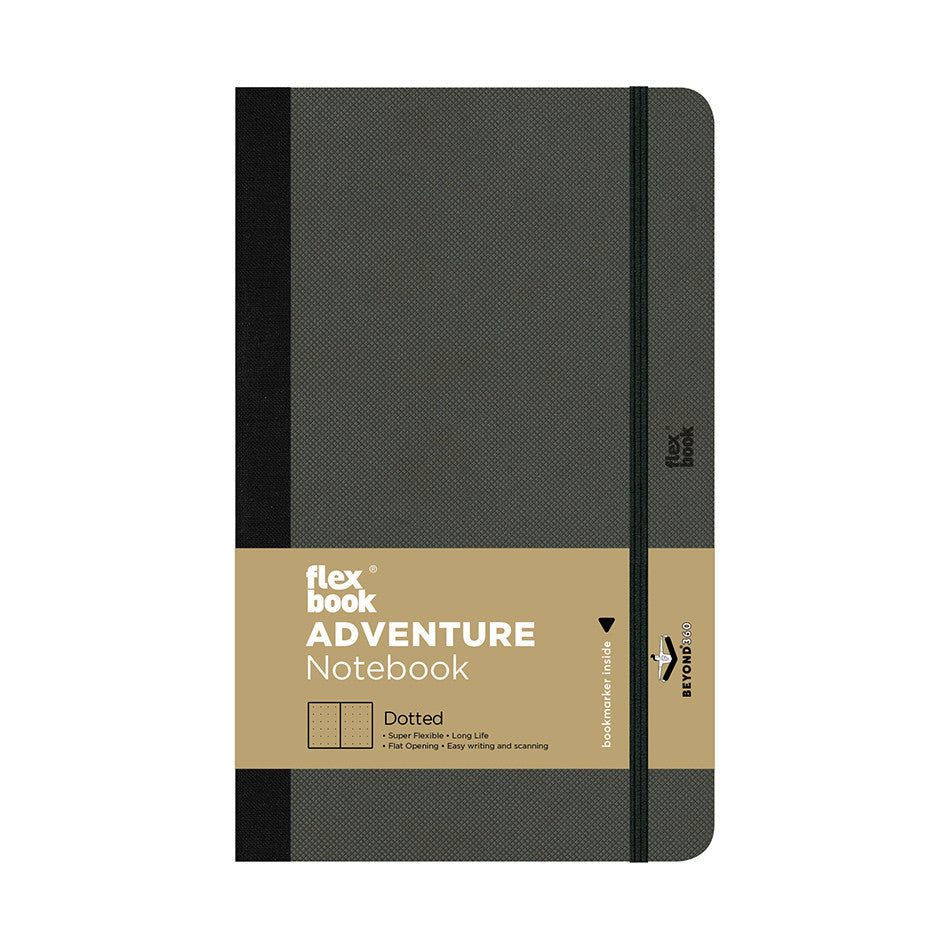 Flexbook Flex Global Adventure Notebook Medium Off-Black by Flexbook at Cult Pens