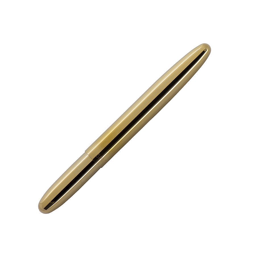 Fisher Space Pen Bullet Pressurised Ballpoint Pen Raw Brass by Fisher Space Pen at Cult Pens