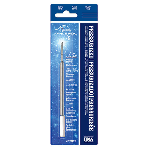 Fisher Space Pen PR Pressurised Ballpoint Pen Refill Fine by Fisher Space Pen at Cult Pens