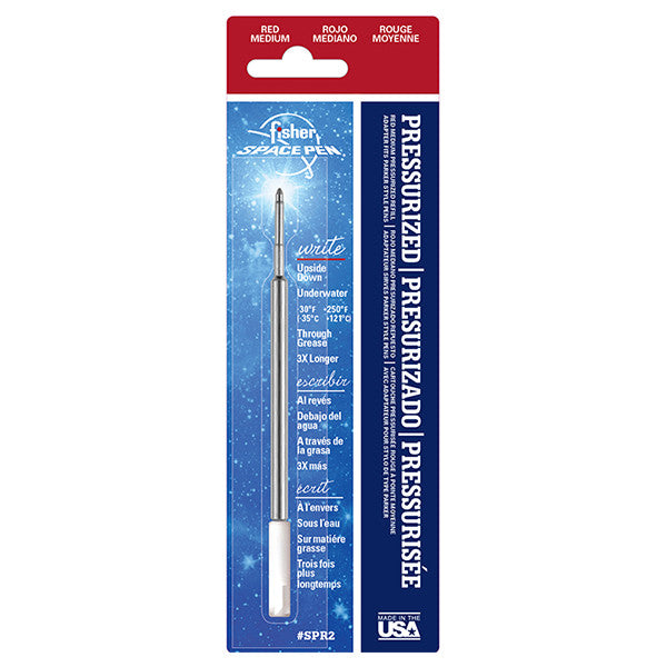 Fisher Space Pen PR Pressurised Ballpoint Refill Medium by Fisher Space Pen at Cult Pens
