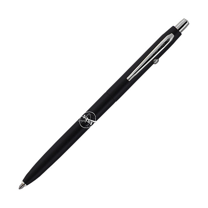Fisher Space Pen Shuttle Retractable Ballpoint Pen Matte Black with NASA Meatball Logo by Fisher Space Pen at Cult Pens