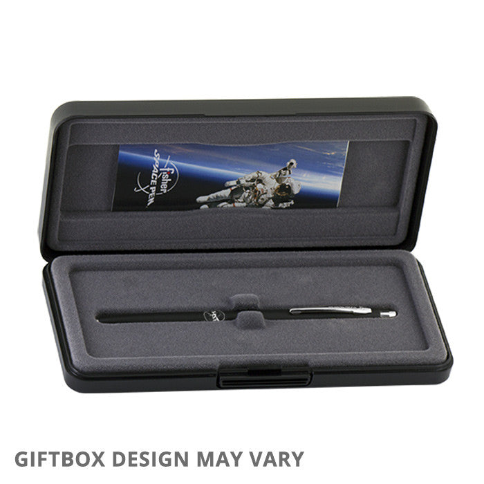 Fisher Space Pen Shuttle Retractable Ballpoint Pen Matte Black with NASA Meatball Logo by Fisher Space Pen at Cult Pens