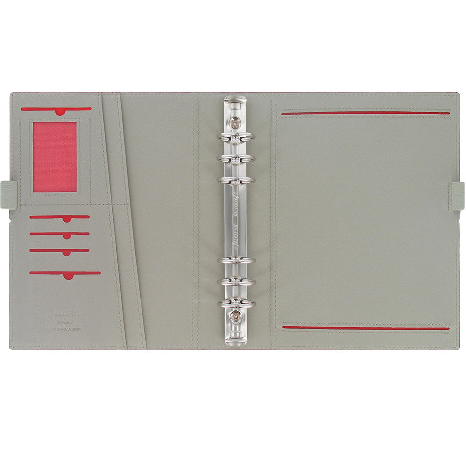 Filofax Domino A5 Organiser Red by Filofax at Cult Pens