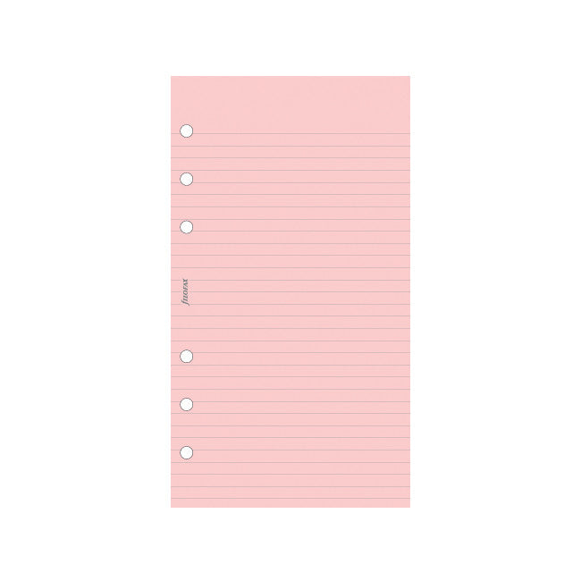 Filofax Notepaper Ruled Pink by Filofax at Cult Pens