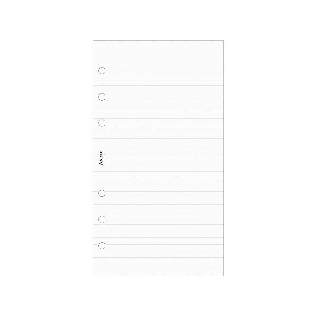 Filofax Notepaper Ruled White by Filofax at Cult Pens