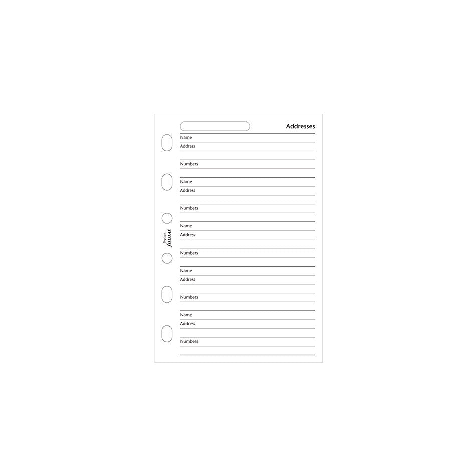 Filofax Name and Address by Filofax at Cult Pens