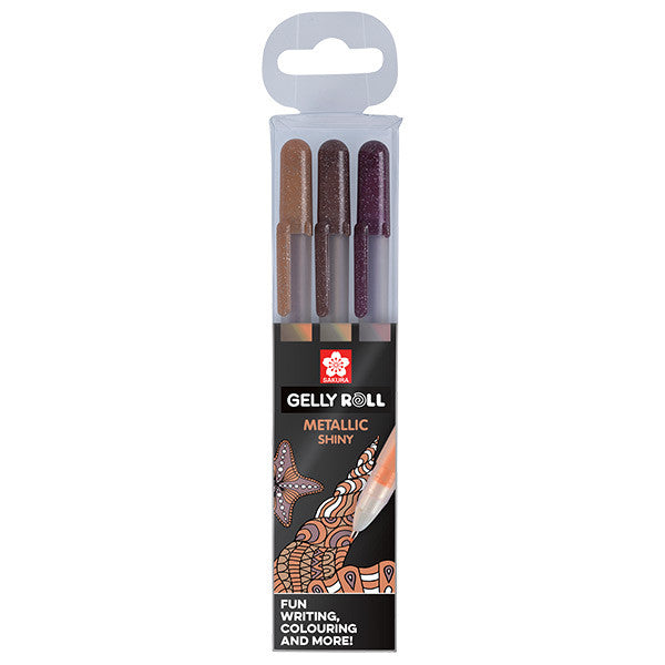 Gelly Roll Metallic Set of 3 by Gelly Roll at Cult Pens