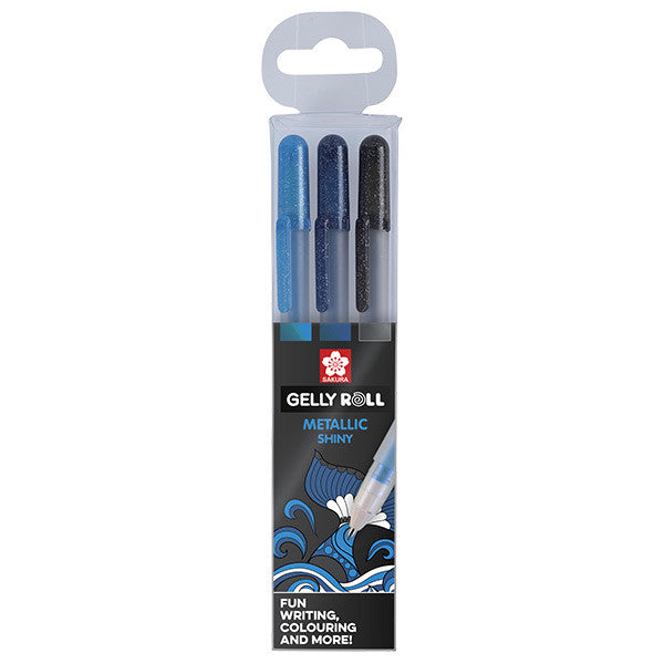 Gelly Roll Metallic Set of 3 by Gelly Roll at Cult Pens