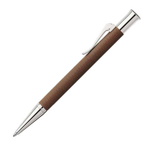 Graf von Faber-Castell Guilloche Ballpoint Pen Cognac by Graf von Faber-Castell at Cult Pens