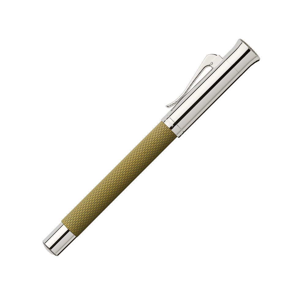 Graf von Faber-Castell Guilloche Colours Fountain Pen Olive Green by Graf von Faber-Castell at Cult Pens