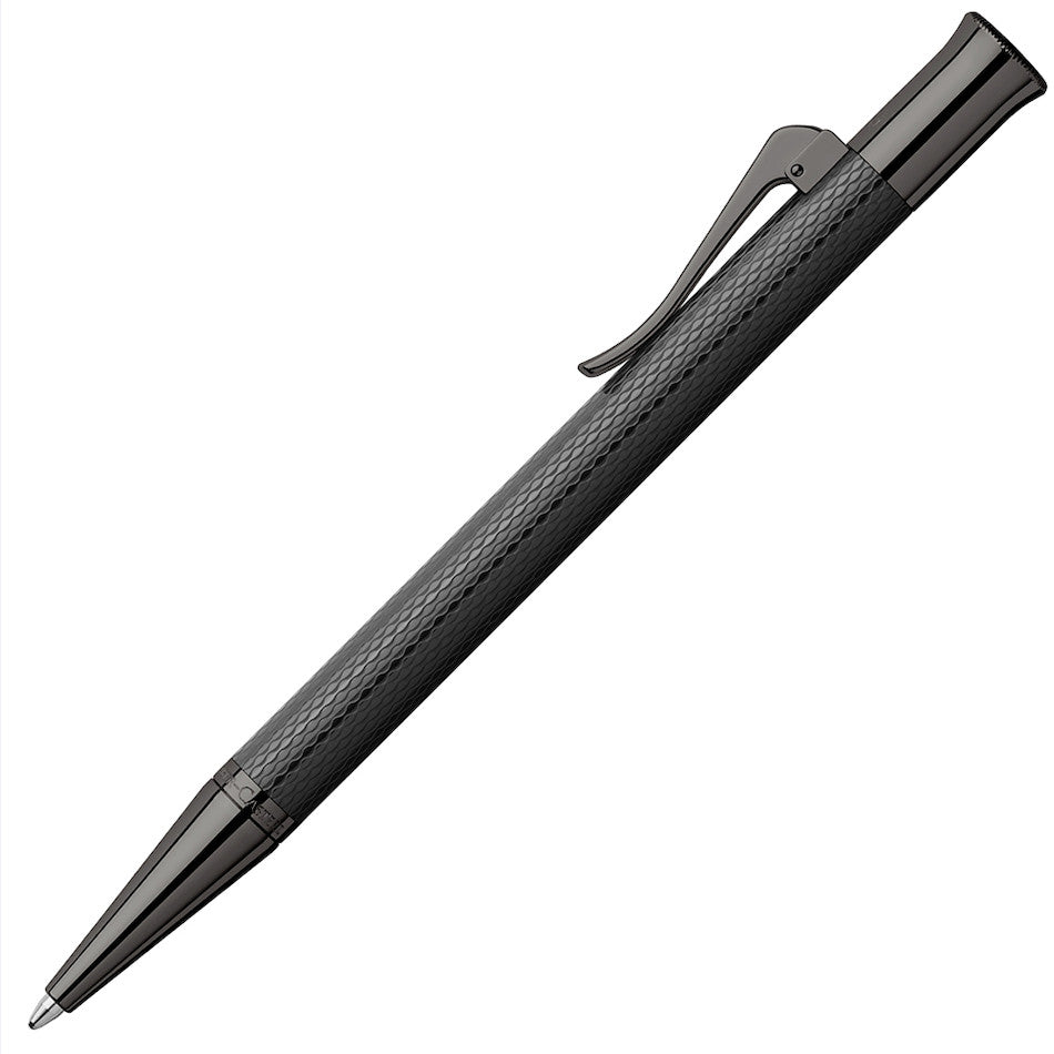 Graf von Faber-Castell Guilloche Ballpoint Pen Black Edition by Graf von Faber-Castell at Cult Pens
