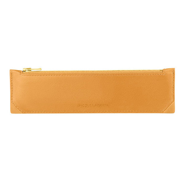 Jacques Herbin Pencil Case Small Amber by Herbin at Cult Pens
