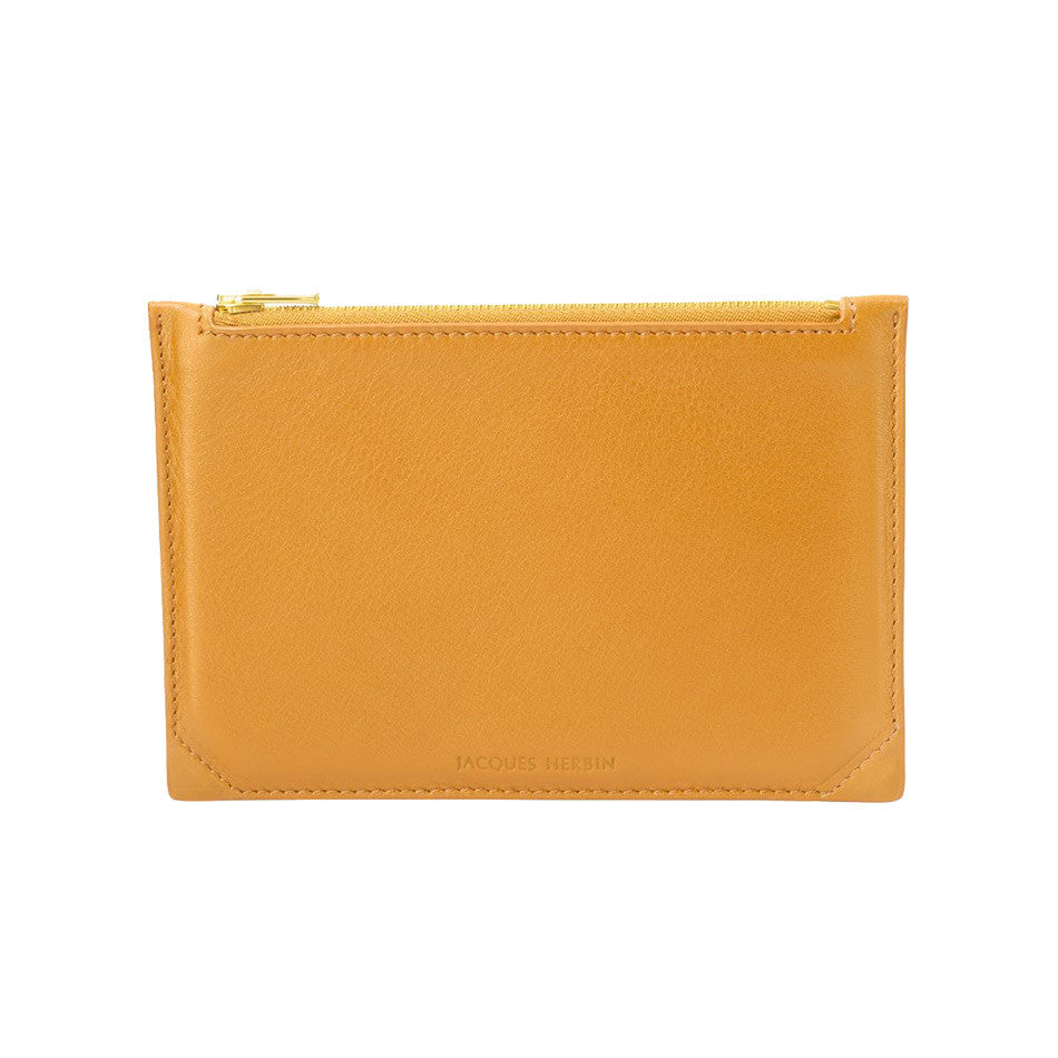 Jacques Herbin Leather Case Small Amber by Herbin at Cult Pens